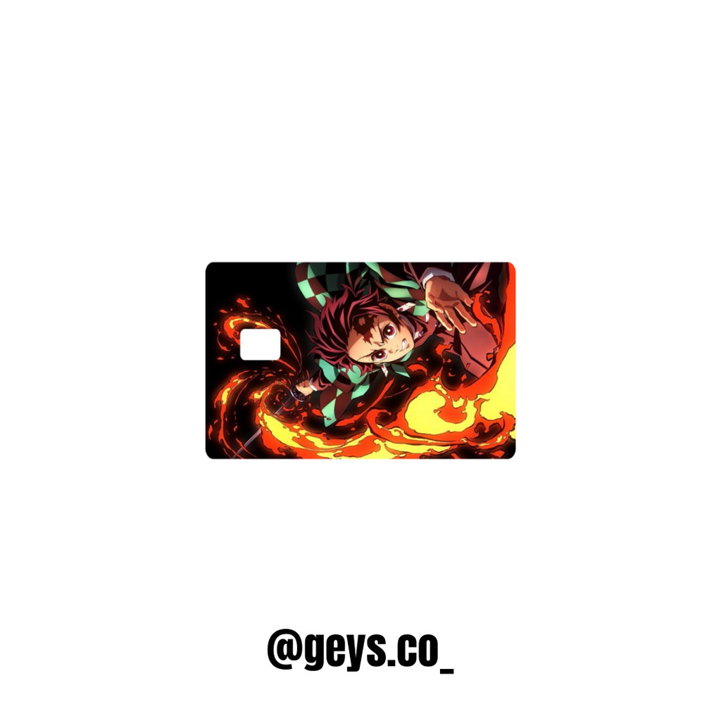 DEMON SLAYER VERSION - Atm Skin Card Credit | Shopee Malaysia