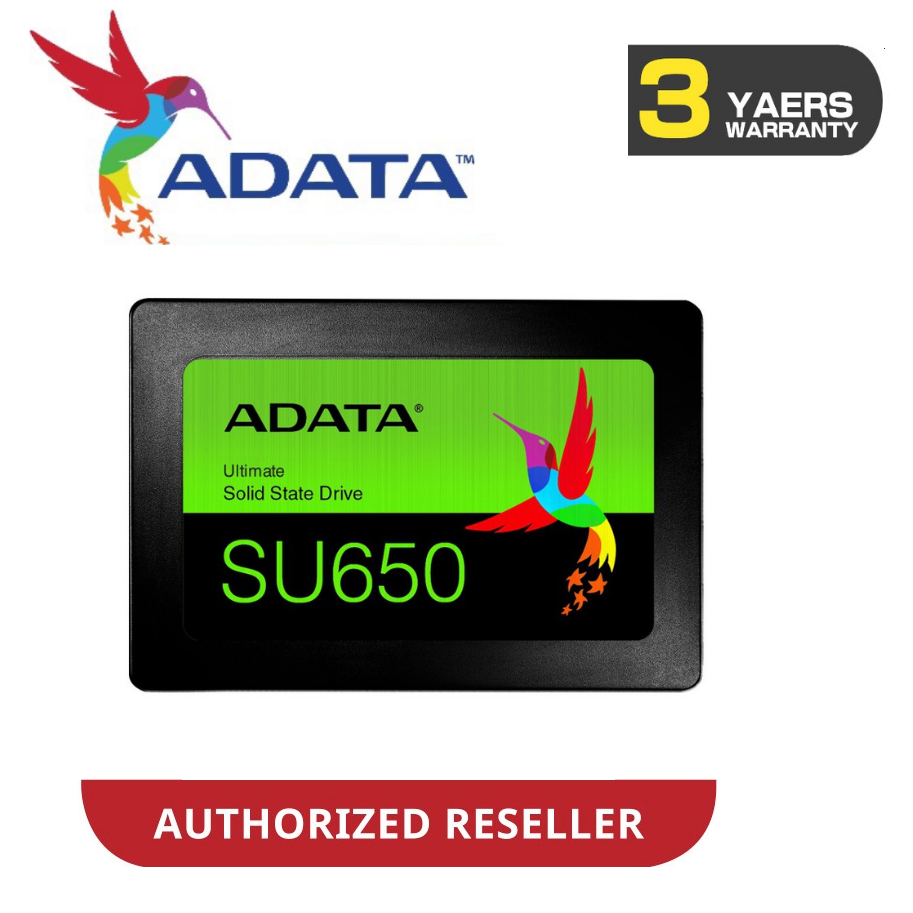 ADATA 120GB ULTIMATE SU650 SSD 3 Years Warranty ASU650SS 120GT External SSD Shopee Malaysia