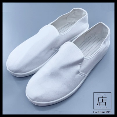 ESD Shoes Kasut Esd Cleanroom Anti Static Shoes White Navy Blue Putih Men  Women Safety ESD Shoe Four Eye Holes PVC | Shopee Malaysia