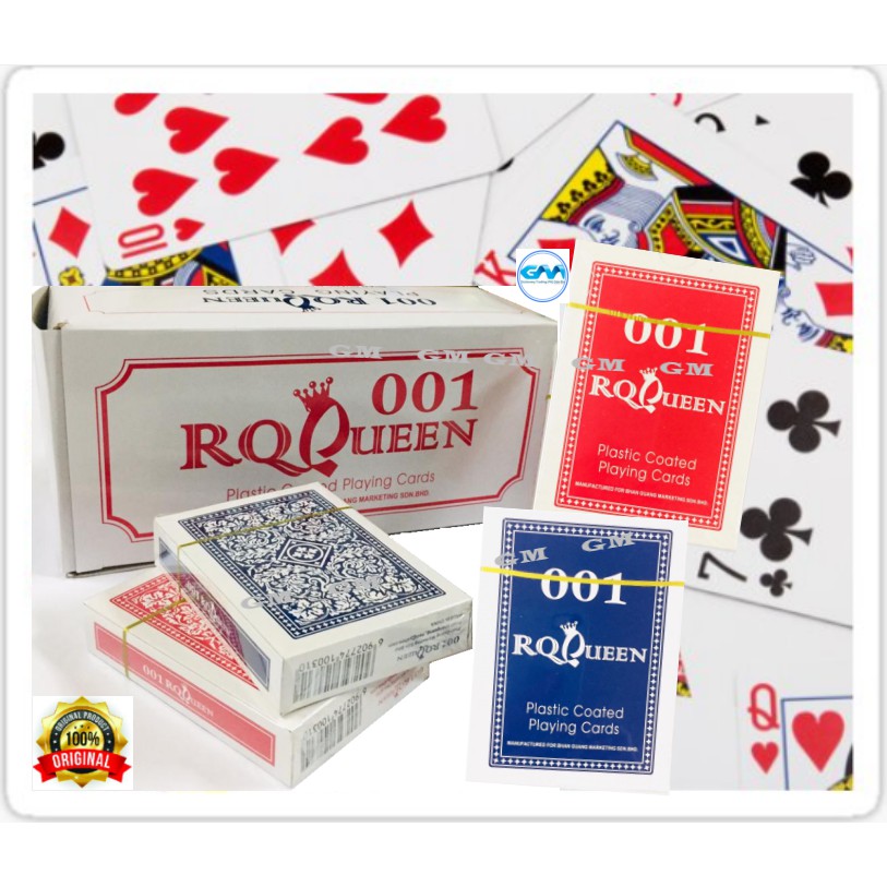 001 RQ Queen Playing Card | Poker Playing Card | Playing Card | 001 ...