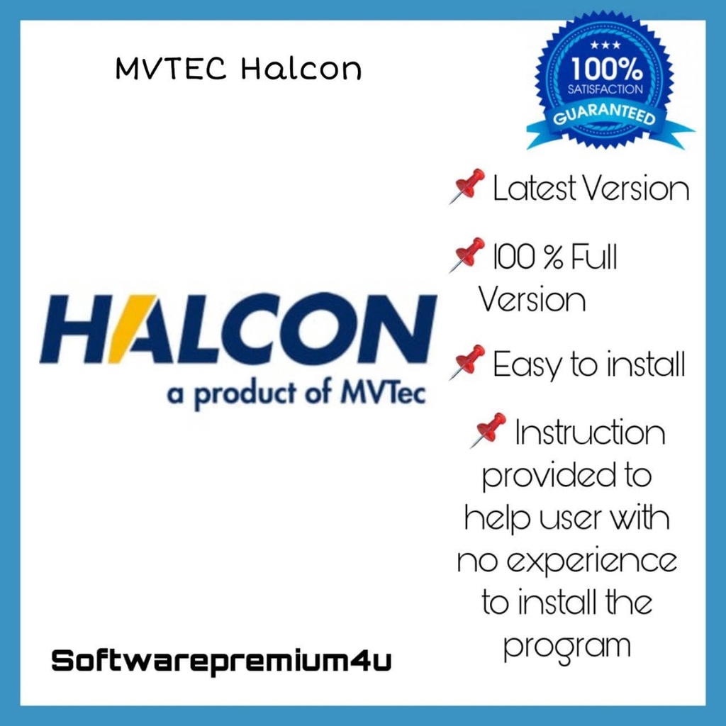 🔥【Full Version】🔥 MVTec HALCON 18.11 (2021) | Shopee Malaysia