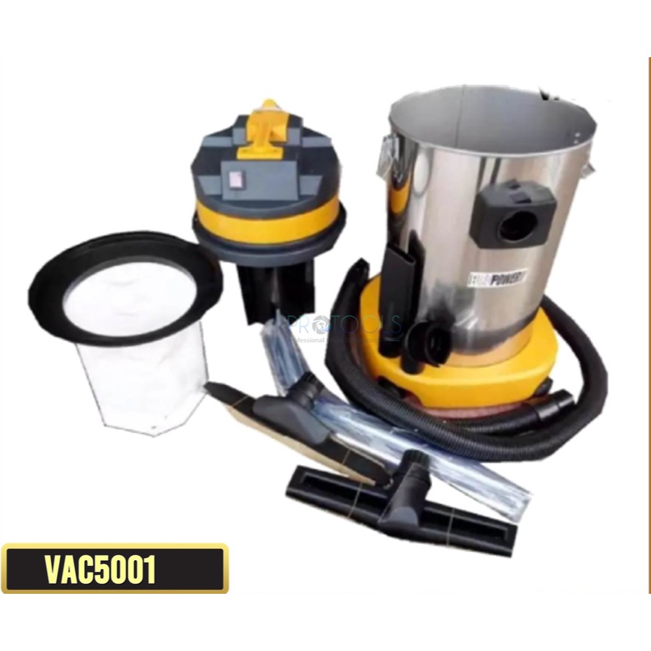 Eurox Europower Vac5001 30l 1800w Wet And Dry Vacuum Commercial Use