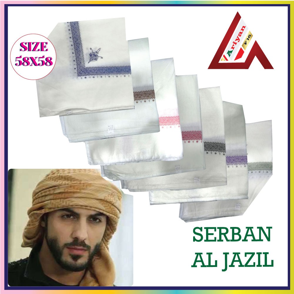 SERBAN AL ZAJIL SAUDI ARABIA - For Man & Women Size ( 58 X 58 ...