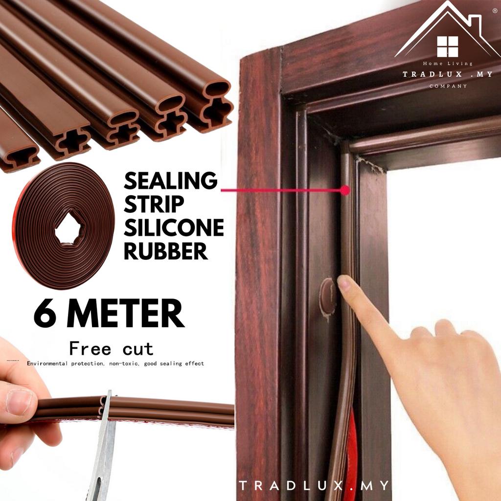 Silicone Rubber Sealing Strips Seal Window Gap Strip Weather Stripping