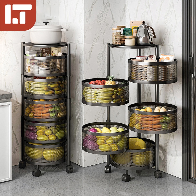 Rotating Trolley Rack Onion Rack Rak Bawang Kitchen Rack Rak dapur ...