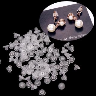 50PCS Invisible Resin Earring Clips For Non Pierced Ears With