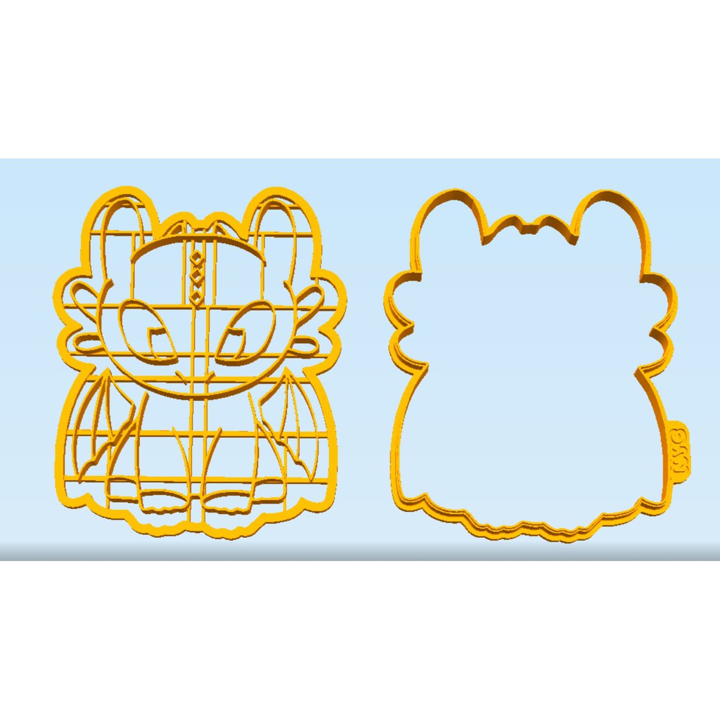 TOOTHLESS HOW TO TRAIN YOUR DRAGON COOKIE CUTTER AND STAMP Shopee