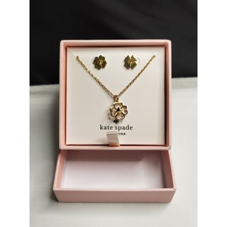 Kate spade earrings deals and necklace set