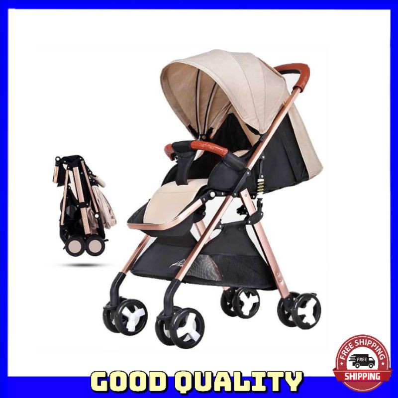 High seat position clearance stroller