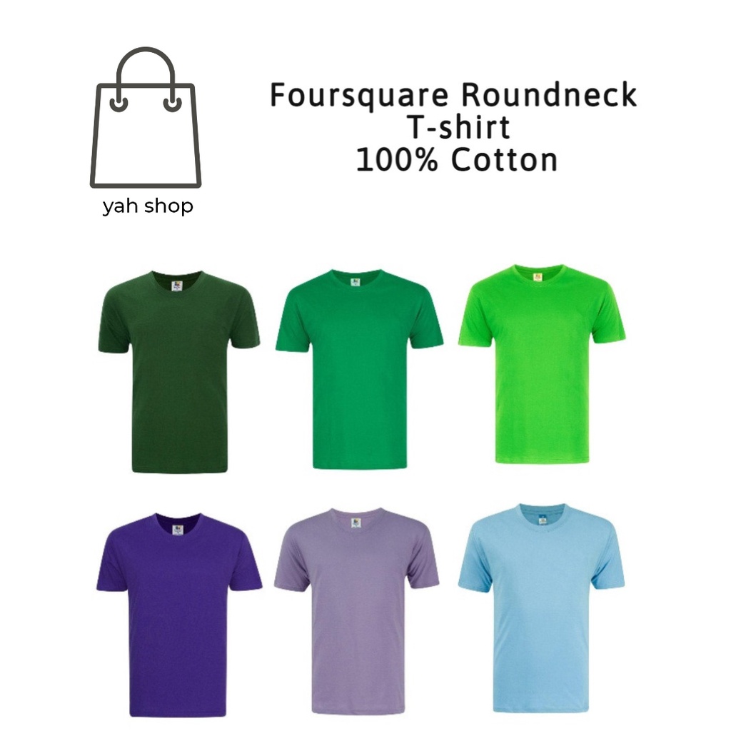 Foursquare Round Neck T-Shirt Basic Colors