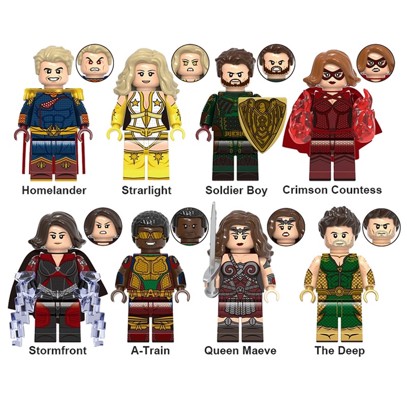 Marvel The Boys Minifigures Superheroes Homelander Building Blocks Toys ...