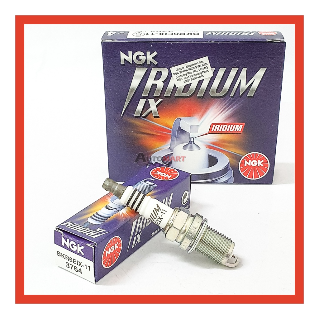 NGK Iridium Spark Plug Box of 4 (BKR6EIX-11) main image 1