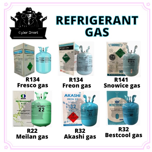 ‼️ 11 BRAND ‼️ Fresco/Freon/Snowice/Akashi/Honeywell Refrigerant Gas 13