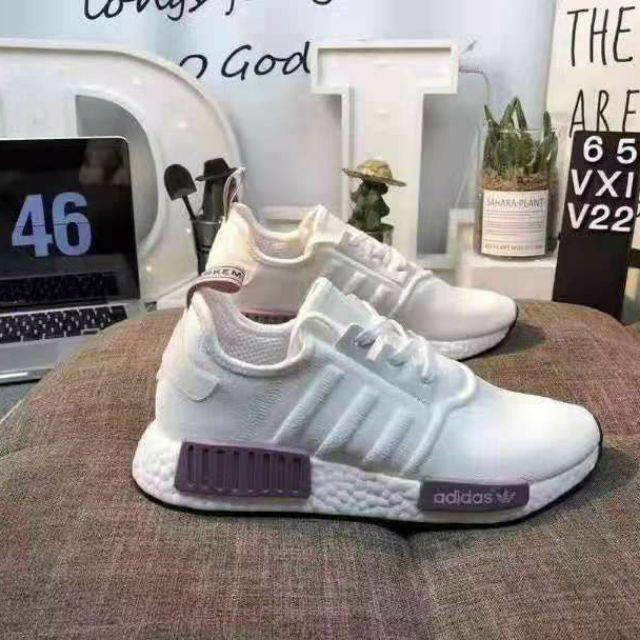 Adidas NMD R1 white purple Shopee Malaysia