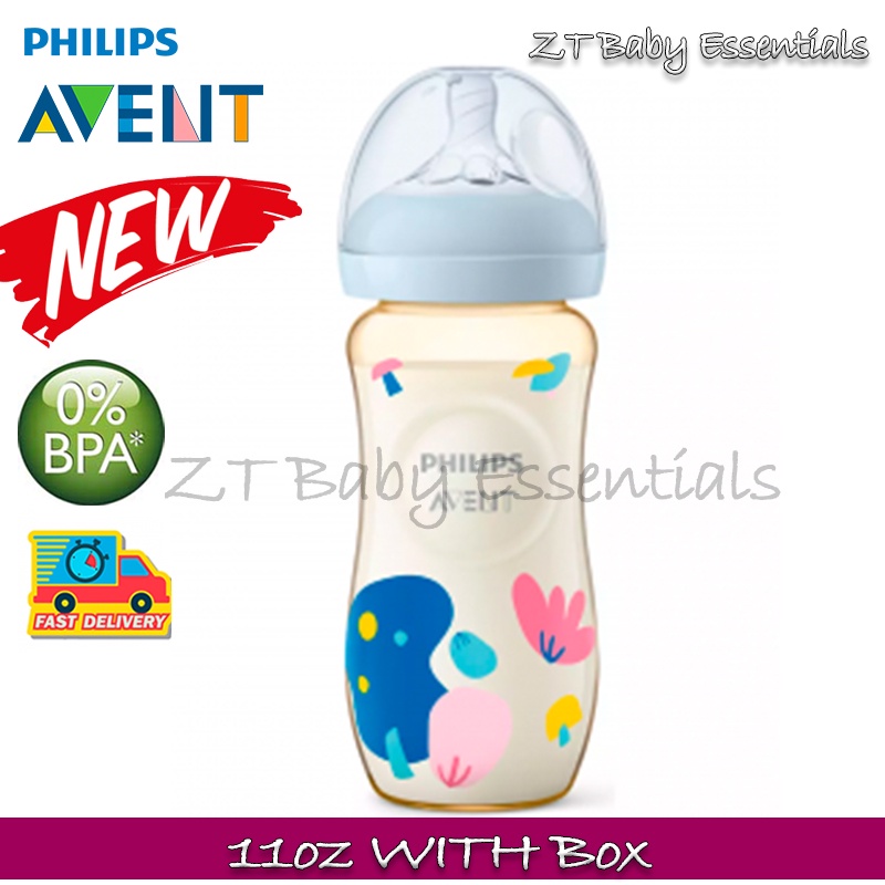 Philips Avent Natural PPSU Bottle ( 4oz , 9oz , 11oz PPSU Botol ...