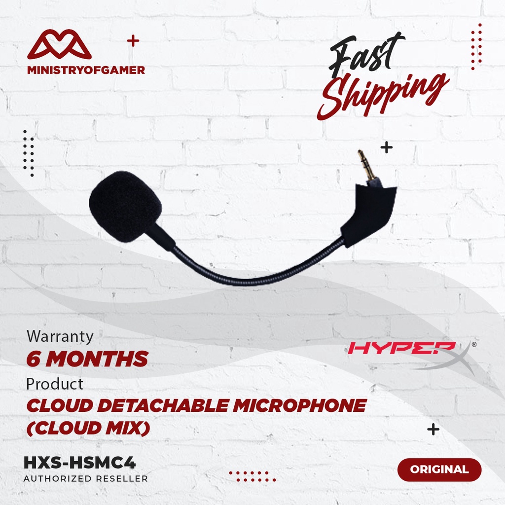 HyperX Detachable Microphone Cloud Mix (HXSHSMC4) Shopee Malaysia