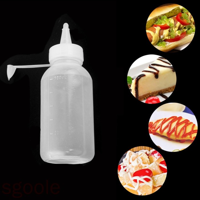 Bottle Of Sauce Soy Sauce Mini Mayonnaise Oil Squeeze Bottle 100ml BS01 ...