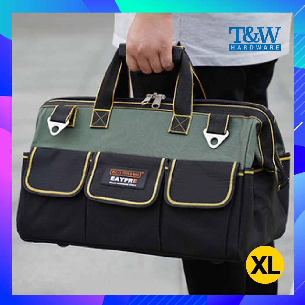 EASYLE Wide-Mouth Matrix Heavy Duty Tool Bag S / M Beg Peralatan / 工具包 ...