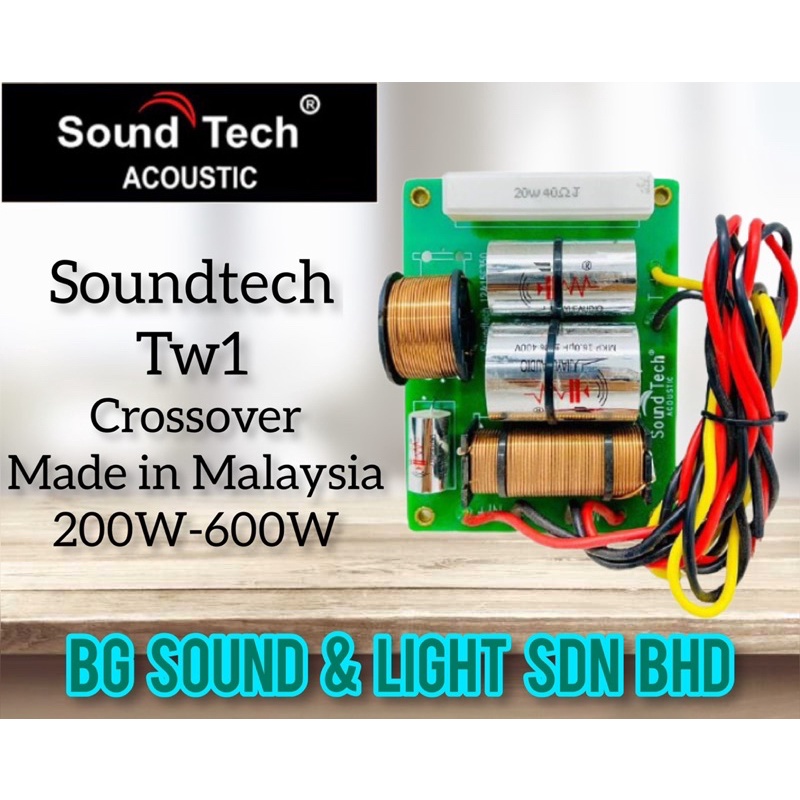 Soundtech Tw10-1 Crossover Made in Malaysia 200W-600W | Shopee Malaysia