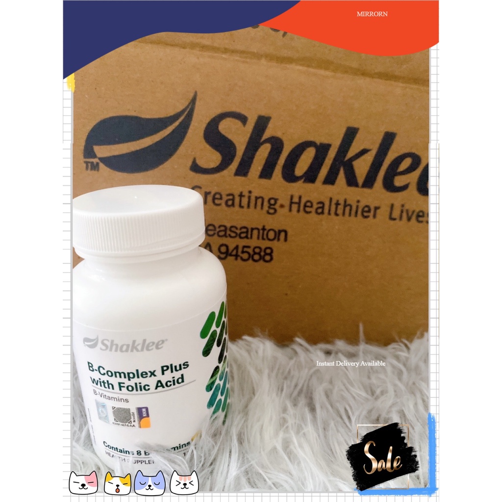 Original Shaklee Vitamin B Complex With Folic Acid | Shopee Malaysia