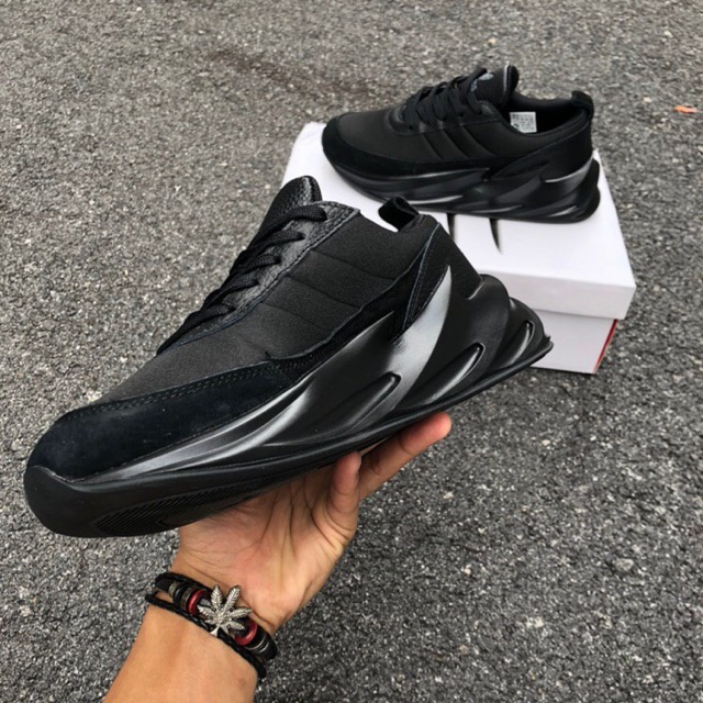 COPYORI ADIDAS SHARKS ALL BLACK Shopee Malaysia