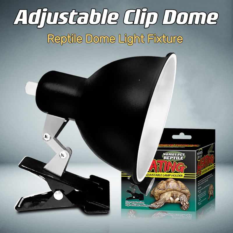 Nomoy Pet Adjustable Clip Dome Light Fixture Reptile dome reflector