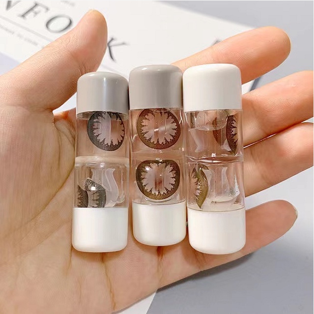Portable Contact Lens Companion Case Double Head Case RGP Rigid Glasses