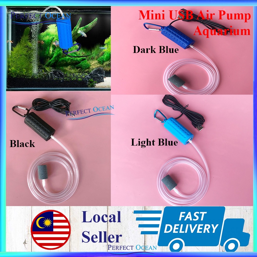 Mini USB Air Pump Aquarium Oxygen Silent Pump Angin 🌊READY STOCK🌊