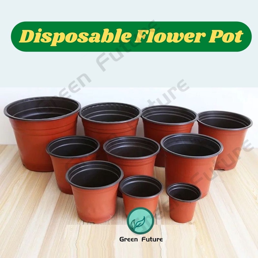 Nursery Plastic Flower Plant Pot Plastic Semaian Seedling Pot