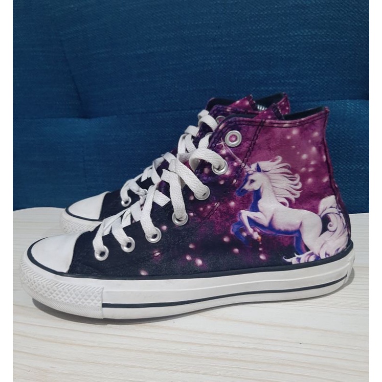 Purple unicorn converse best sale