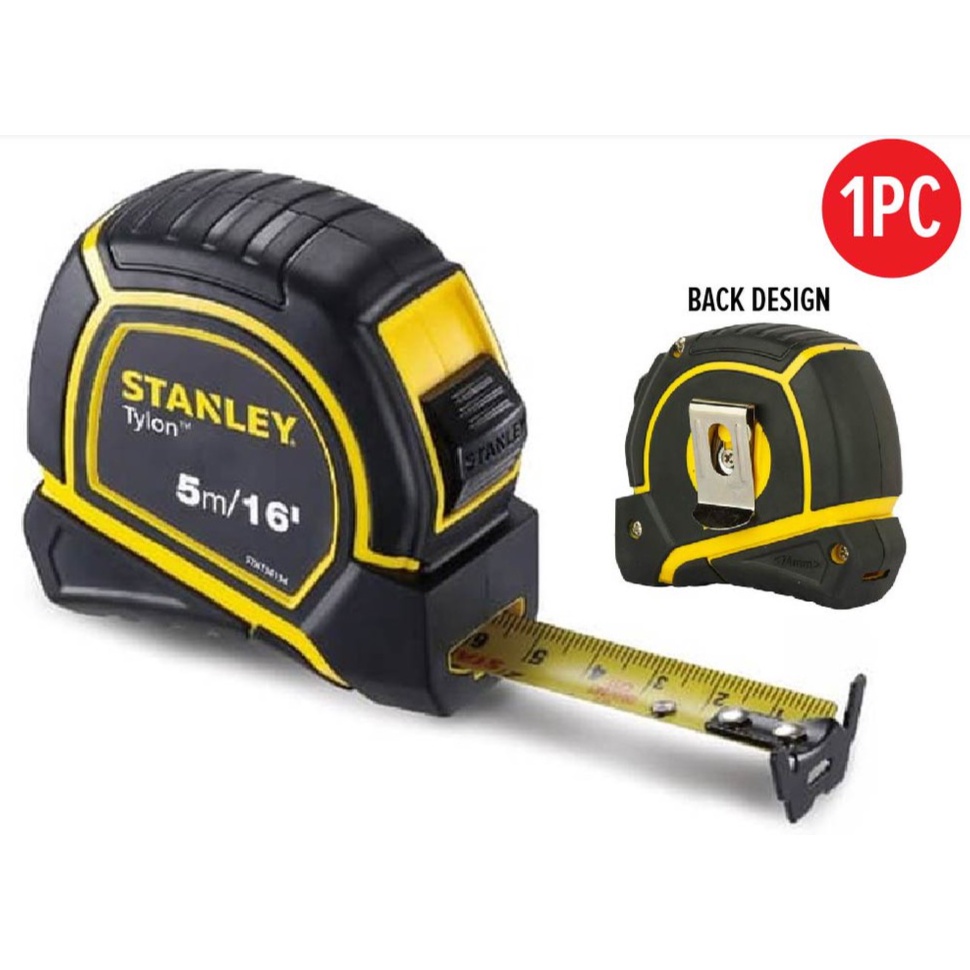 𝐒𝐓𝐀𝐍𝐋𝐄𝐘 Tylon STHT36194 Measuring Tape (5m/16ft/25mm/1