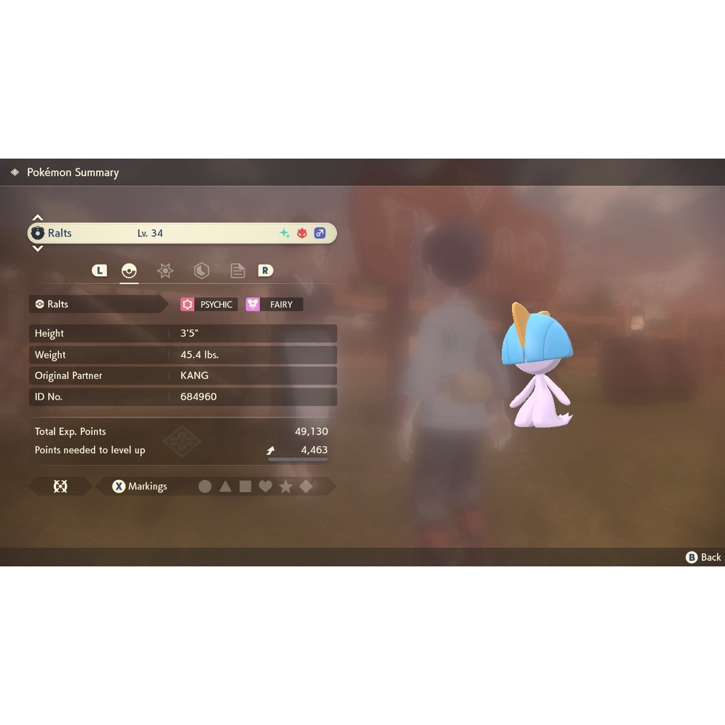 Pokemon Legends: Arceus - 6IV Shiny Alpha Ralts (Male) | Shopee Malaysia