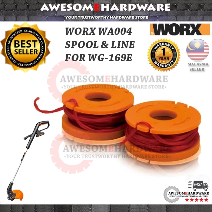 WORX WA0004 WA0010 SPOOL LINE REFILL FOR 169E WG 169E 163E WG