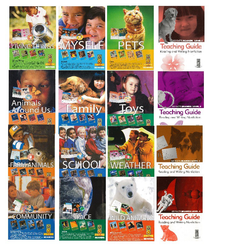 Go Facts Readers-Level 1-Level 4 Discount Full Set Book ...