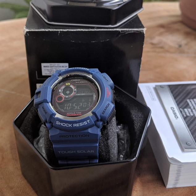 JAM MUDMAN BLUE NAVY GW 9300NV ORIGINAL ASIA SET ULN Shopee Malaysia