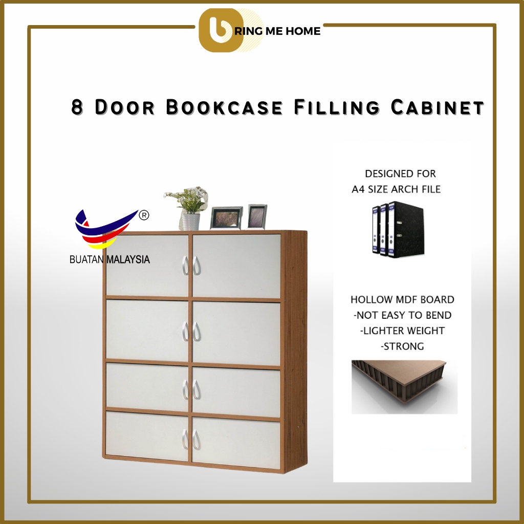 CHAMPION 8 Door Office Cabinet Storage Cupboard File Cabinet Wardrobe ...