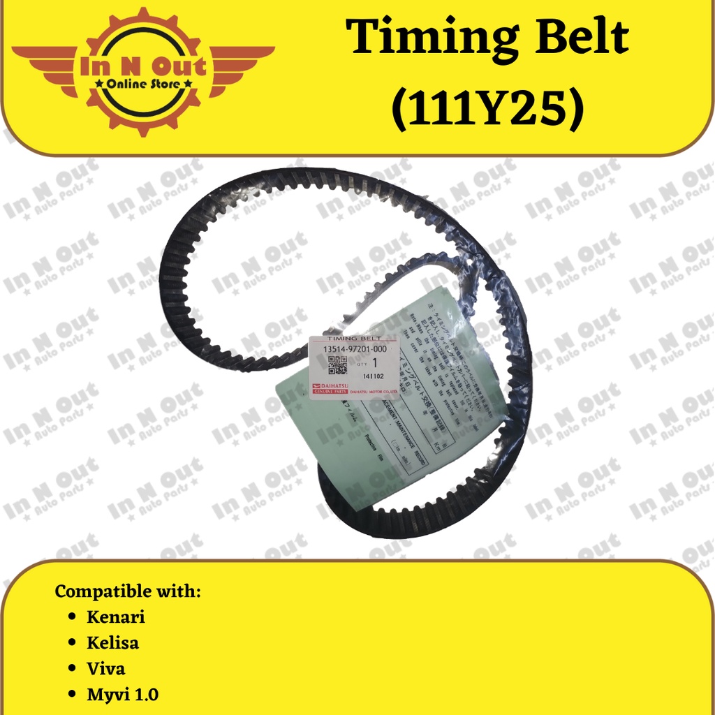 Timing Belt (111Y25) [Perodua Kenari / Perodua Kelisa / Perodua Viva