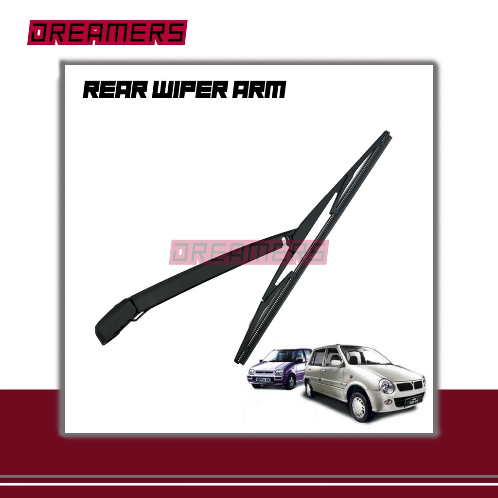 PERODUA KANCIL 12 Inches Rear Wiper Arm / Wiper Boot Belakang Kereta