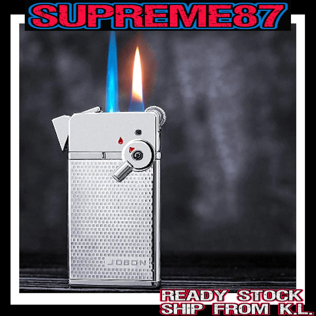 JOBON ZB9391 Dual Flame Refillable Butane Gas Lighter Series, ZB939