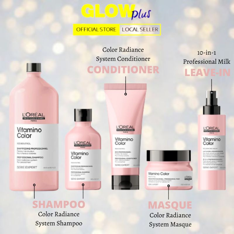 LOREAL Vitamino Color Shampoo / Conditioner / Masque With Resveratrol ...
