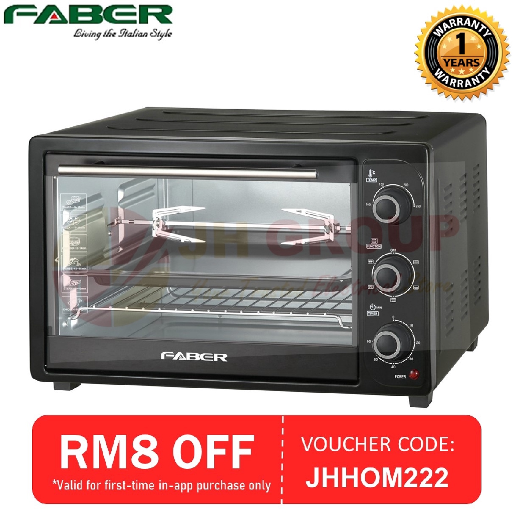 Faber Italy Feo R45/Morgan Meo-Glamo 45Rc Electric Oven With Rotisserie ...