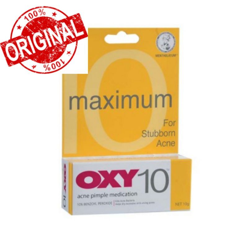 Oxy 10 Acne Pimple Treatment - Benzoyl Peroxide (10g) | Shopee Malaysia