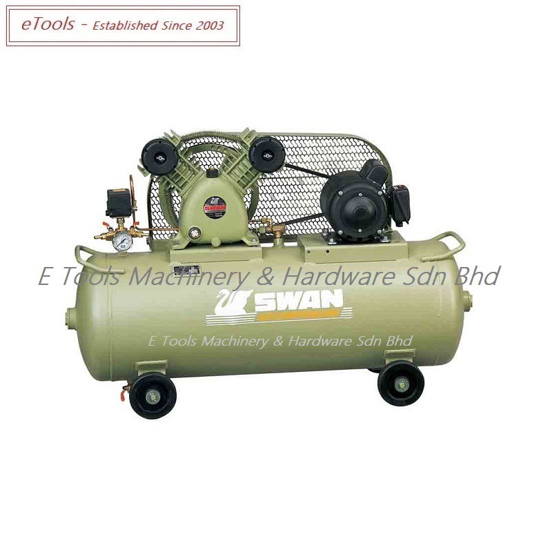 SWAN 2HP AIR COMPRESSORS with JKKP HYDROSTATIC TEST CERTIFICATE