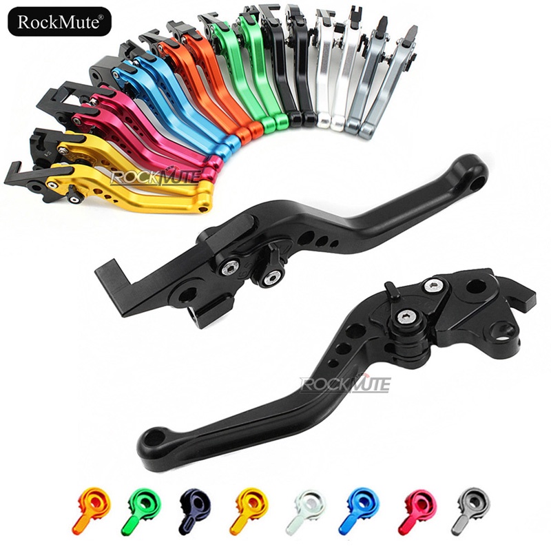 RIDE IT FOREVER Shorty Adjustable Levers For Yamaha FZ6R, FZ6 Fazer, Tenere 700 - 6-Position CNC Billet Aluminum