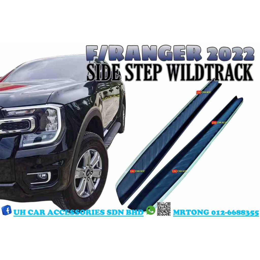 FORD RANGER T9 2022 XL XLT WILDTRAK DOOR SIDE STEP RUNNING BOARD