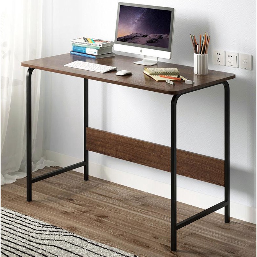 Home Office Desk Modern Desktop Wood Table Living Room Drawing Room