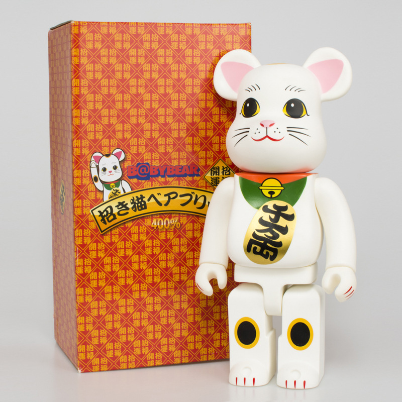 400 28cm Lucky Fortune Cat Bearbrick Action Figures Model Toy