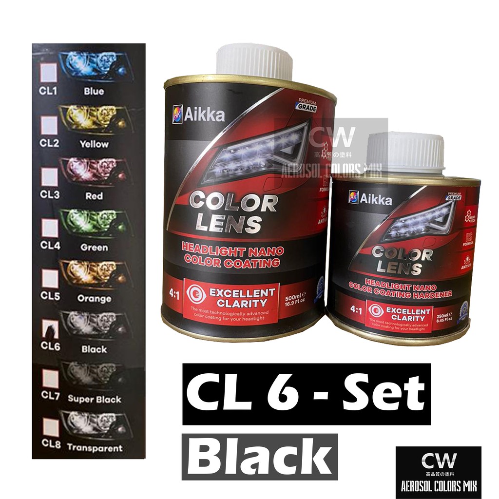 Aikka Headlamp Nano Coating 41 ⭐️ Clear Lampu 1set or Clear Only ⭐️