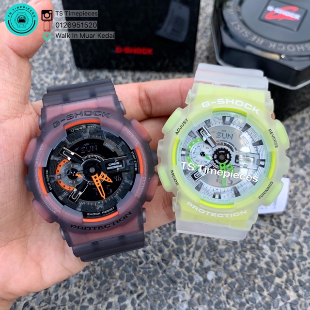 G SHOCK Liquid Color Selection Series GA 110LS 1A GA 110LS 7A GA 110LS 1 GA 110LS 7 GA 110LS GA 110 GA110LS Shopee Malaysia