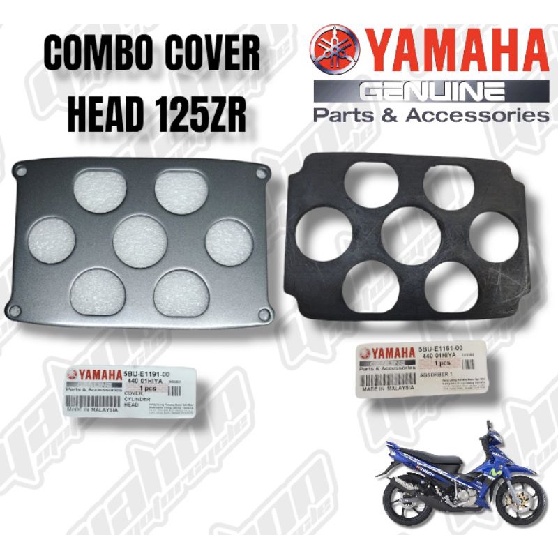 💯 ORIGINAL COVER HEAD & DAMPER HEAD GETAH HEAD YAMAHA 125ZR 125Z ...